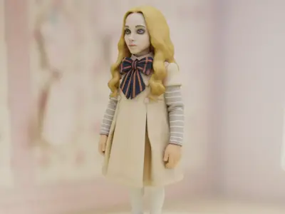 M3GAN Megan AI Doll Collectible Low-poly 3D model