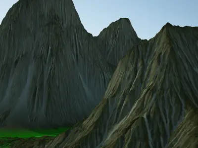 Mountain Terrain 3D model