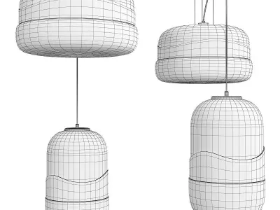 Igon Gold Lamps Low-poly 3D model