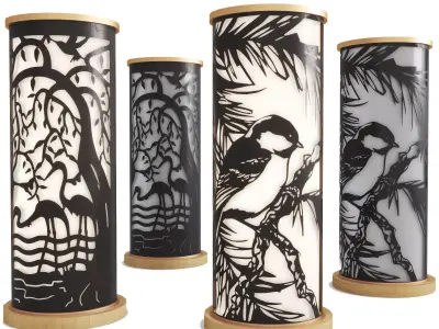 table lamp 2 3D model