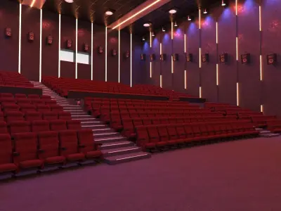 Cinema Hall  3D model