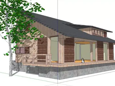 Creative Design-Holiday Cabin-077 3D model