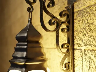 Medieval Lantern 3D model get