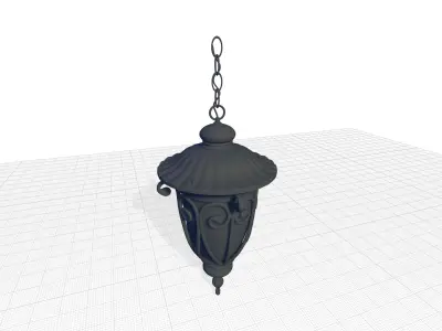 Grandstaff Outdoor Hanging Lantern 3D model