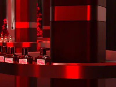 Perfume Entrance Project 3D model