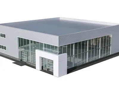 Modern Residential Building 24 3D model