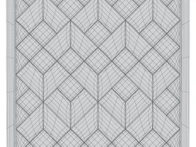 Wall Panel Decoration 3d model Low-poly 3D model