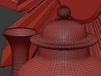 chest of drawers 4 3D model