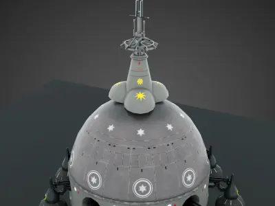 SciFi Spaceship 3D model