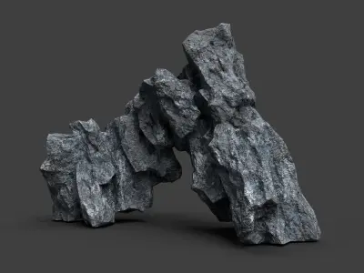 Rock 7-5 Low-poly 3D model purchase