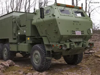  MEADS TOC Mobile Air Defense Command Vehicle Green 