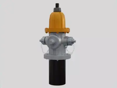 Fire Hydrant 14 - Safety and Emergency Equipment 3D model