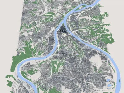 Pittsburgh City Pennsylvania United States 3D model