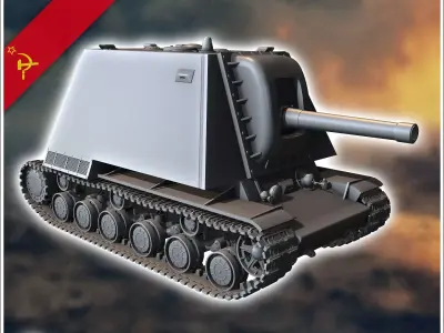 KV U19 - Soviet army WW2 Second World East front Ostfront RPG Mi 3D print model