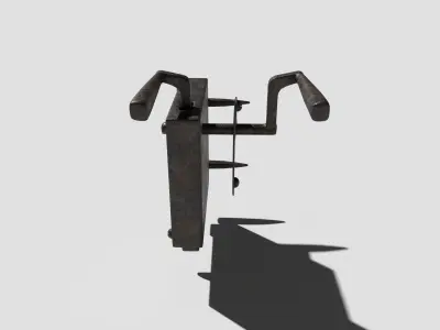 Vintage Door Handle 3D model