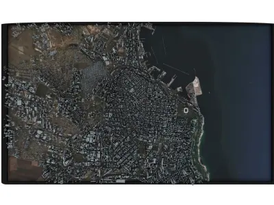 City of Odessa Low-poly 3D model