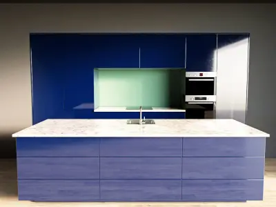 102-Kitchen6 glossy 9 3D model