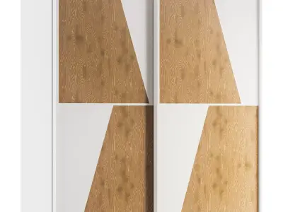 Sliding wardrobe Collage 3D model