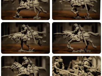 Universal Guard - Cavalry 3D print model