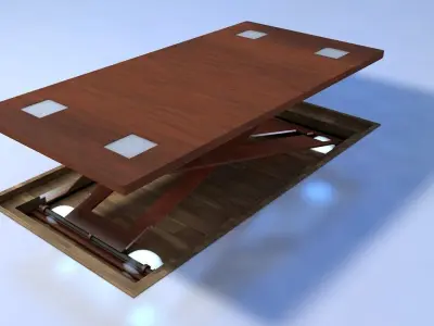 Embeded table Free 3D model