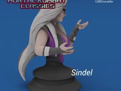 Mortal kombat Classics - Sindel 3D print model