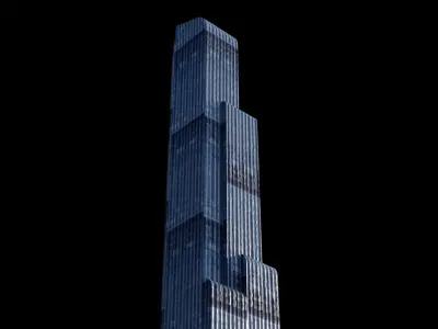 One57 - NYC Low-poly 3D model
