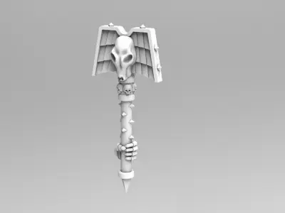 Wolf Priest Rods of Office - Standard And Next Gen Hands 3D print model