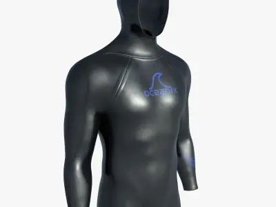 Diving wetsuit 3D model