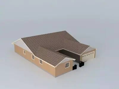 Expandable House Free 3D model