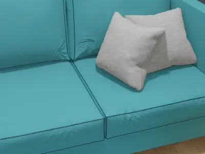 Classic Living Room 3D model buy