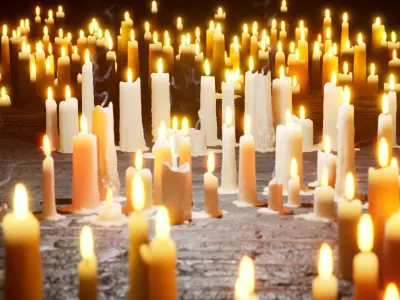 Mega Candles Pack 3D model