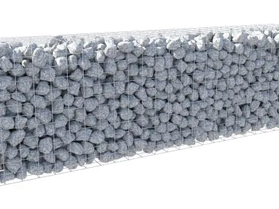 Gabion Wall 3D model
