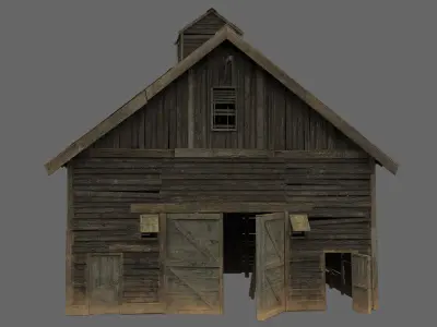 Barn 02 3D model