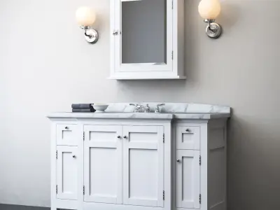 RH CARTWRIGHT SINGLE EXTRA-WIDE VANITY 3D model