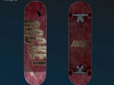 Skateboard typeA 3D model