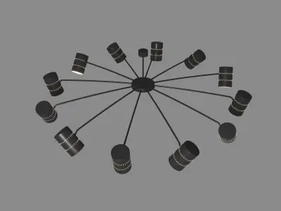 Candelier Modern 3D model