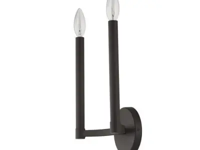 Bellefonte 2 - Light Dimmable Candle Wall Light Free 3D model