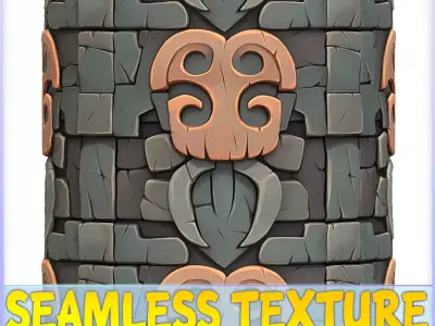 Stylized Wall Seamless Texture Texture 132