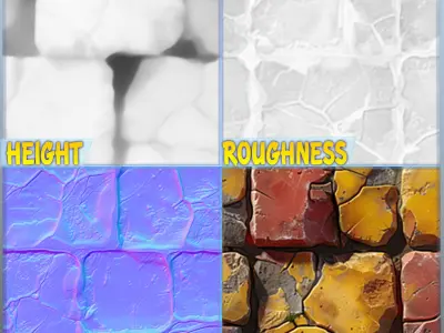 Stylized Wall Seamless Texture Texture 4