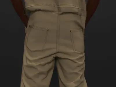 Overalls 3D model