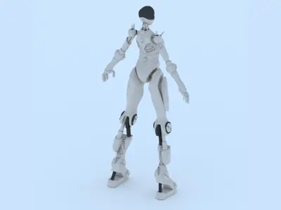 Female Robot 1 - FR01 3D print model