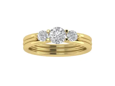 Women Ring  Render 3dm STL OBJ FBX TXT Details 3D print model 17