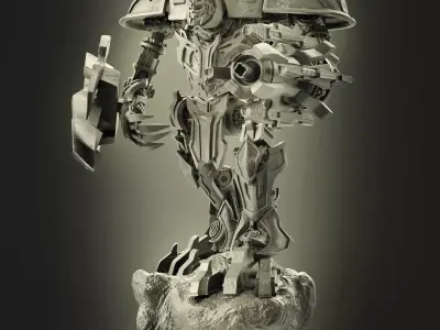 Robot Grimdark 3D print model