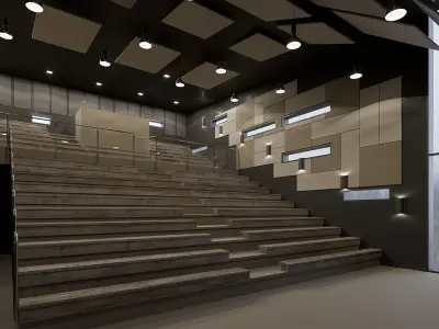 Arts Theatre Auditorium  3D model