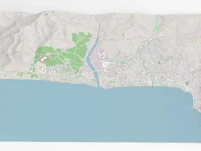 Cityscape Ordu Turkye 3D model