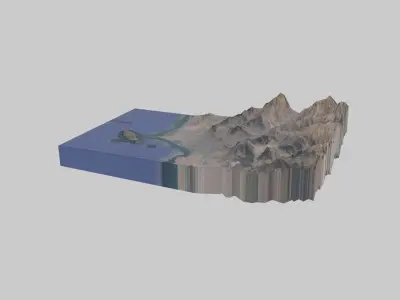 LIMA City  Low-poly 3D model