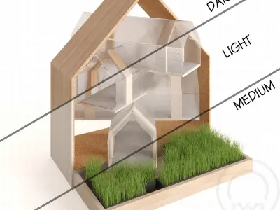 Cat House Low-poly 3D model