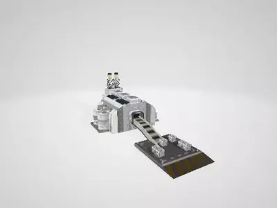 3D Surface Outpost Model 3D model