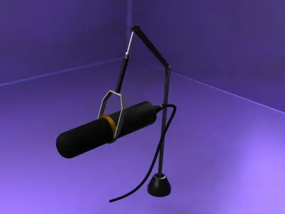 Microphone Free 3D model