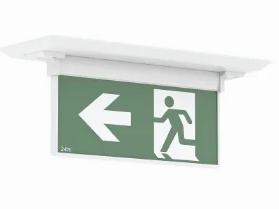 Exit Sign 3D model